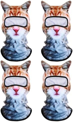 Cat Ski Mask 2 Pack, Cat Shiesty, Animal Ski Mask, 3D Animal Face